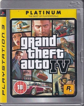 Grand Theft Auto IV - Platinum - PS3 (B Grade) (Genbrug)